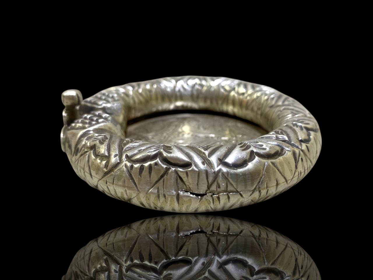 Pure Silver Egyptian Ashtray – Hallmarked (900 Silver)