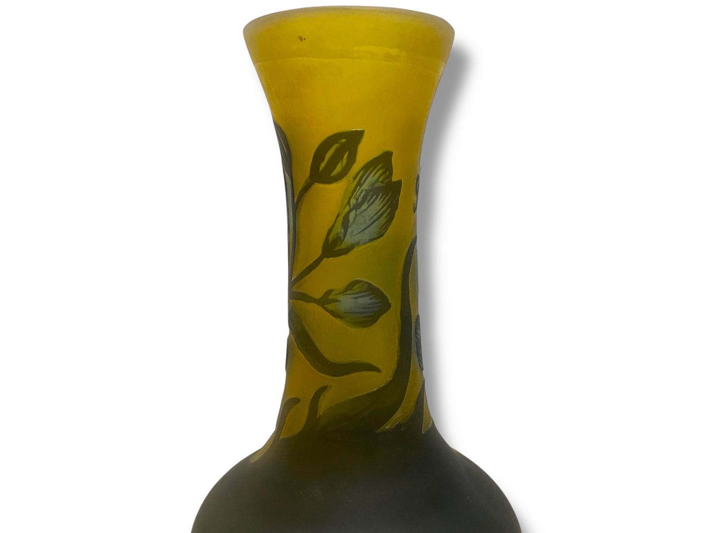 Antique Roman Galle-Style Handcrafted Glass Vase