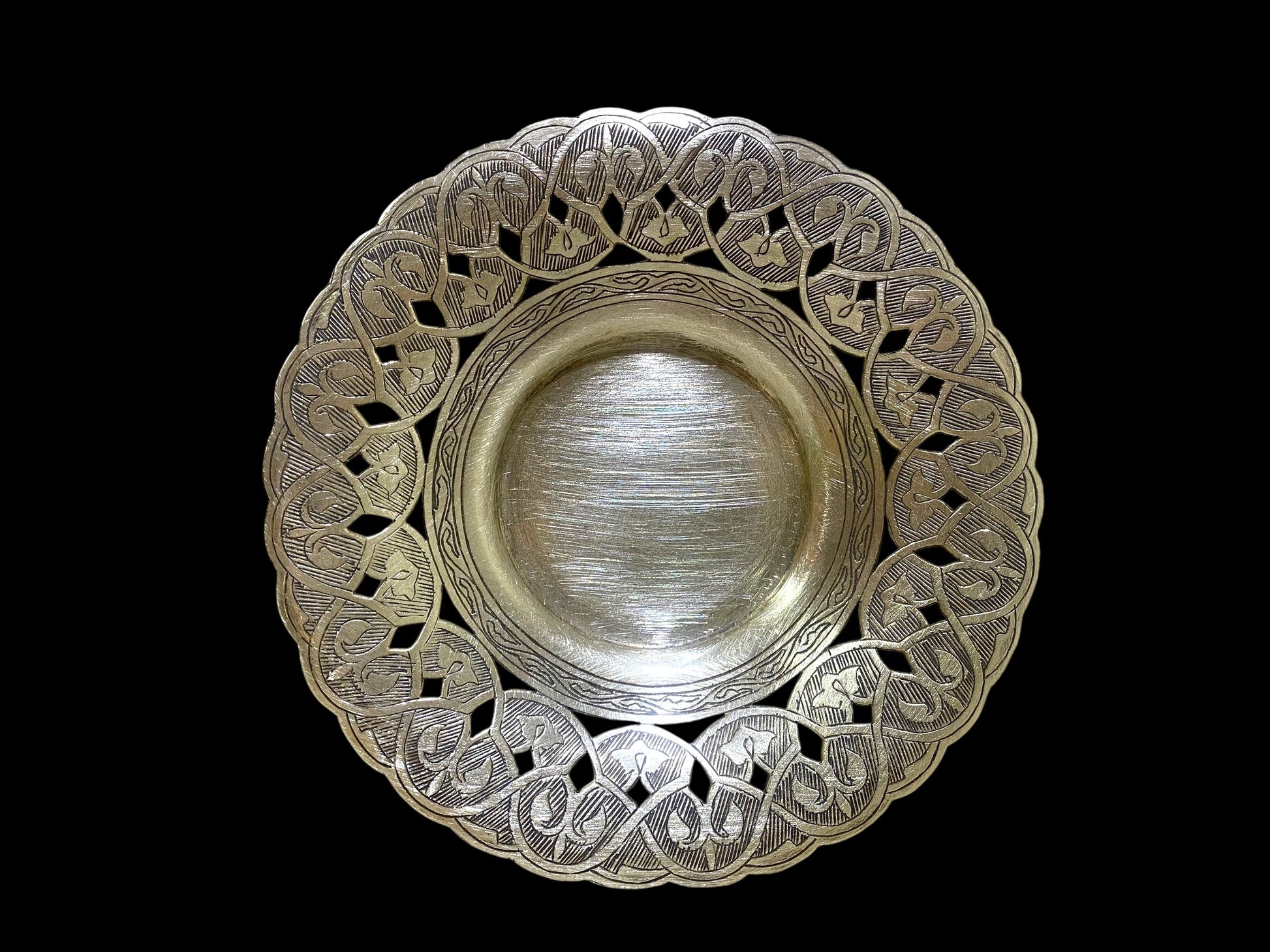 Rare Antique Egyptian Solid Silver plate – Hallmarked 900