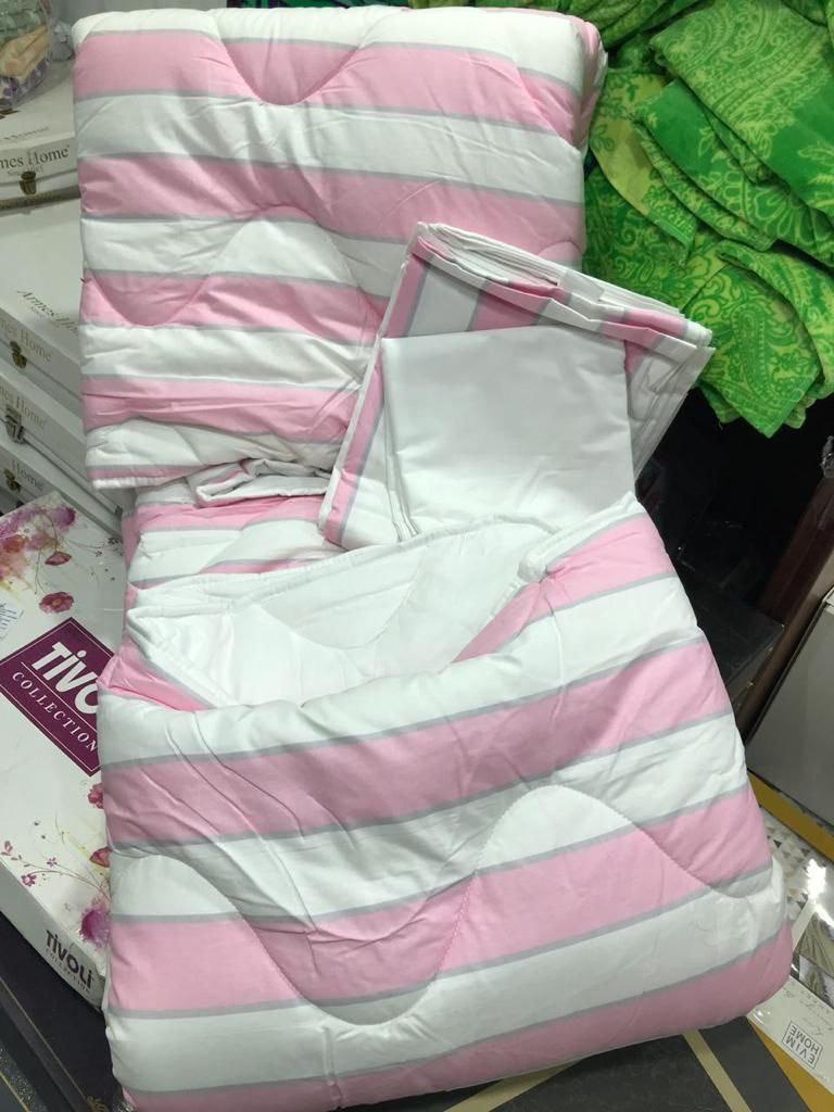 AKHOME Double-Face Turkish Bed Set – 6 Pieces