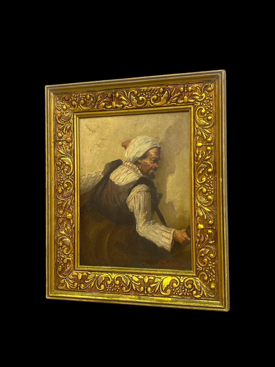 Authentic Arabic Oil Painting – Signed Artwork