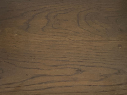 Antique German Oak Side Table – Hand-Turned, Solid Wood