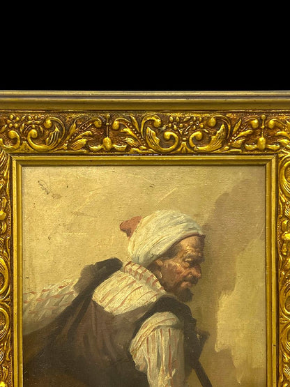 Authentic Arabic Oil Painting – Signed Artwork