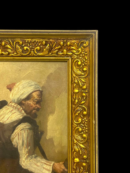 Authentic Arabic Oil Painting – Signed Artwork