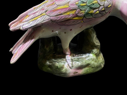 Pair of Chinese Porcelain Doves