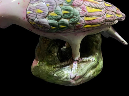 Pair of Chinese Porcelain Doves