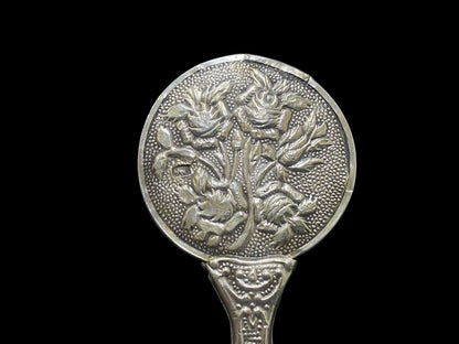 French Silver Mirror 