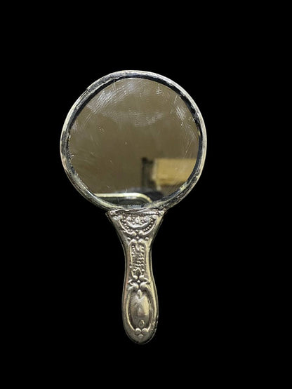 French Silver Mirror 