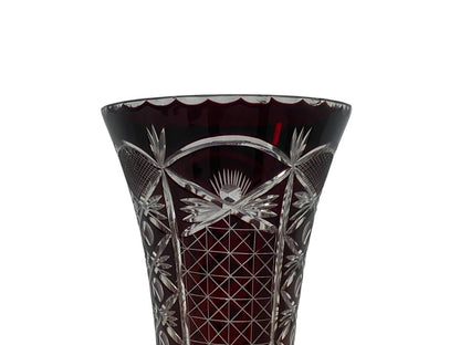 Vintage Egermann Bohemian Crystal Vase 