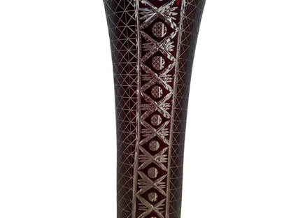 Vintage Egermann Bohemian Crystal Vase 