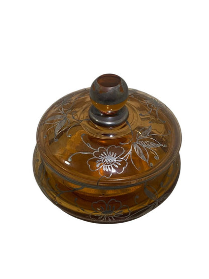 Vintage Silver Bonbonniere bohemian 