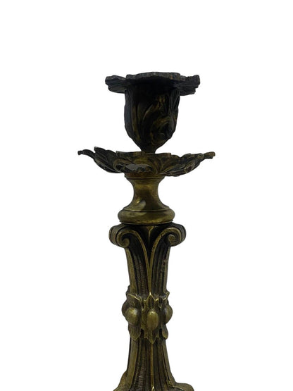19th C. French Bronze Candelabras