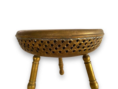 Vintage Brass Footstool