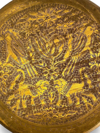 Vintage Brass Footstool