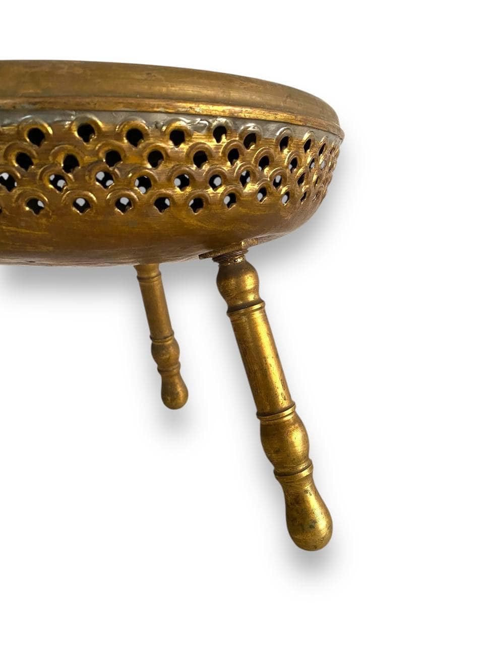 Vintage Brass Footstool