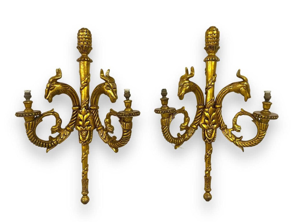 Antique French Aplique Wall Lights