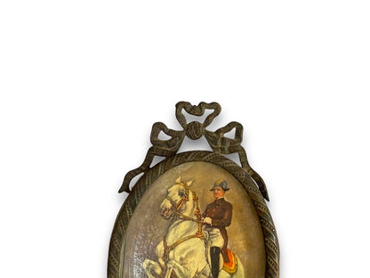 French Miniature with Bronze Frame