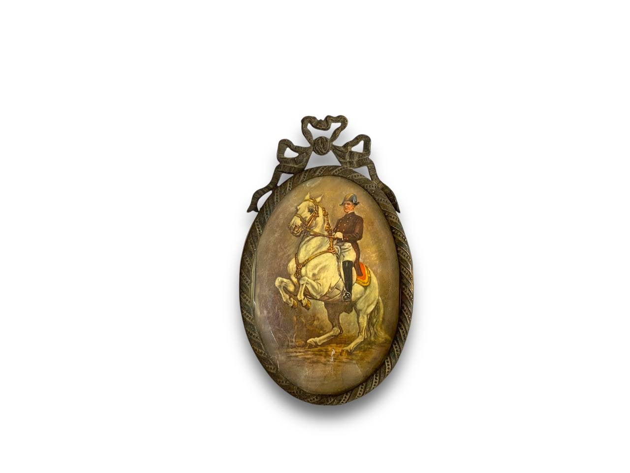 French Miniature with Bronze Frame