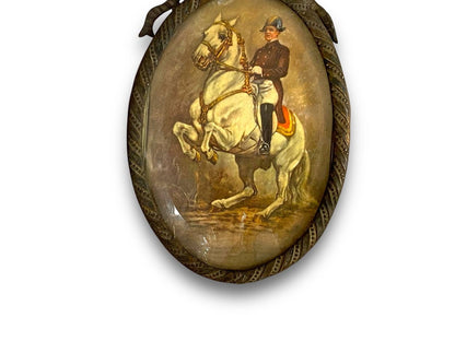 French Miniature with Bronze Frame