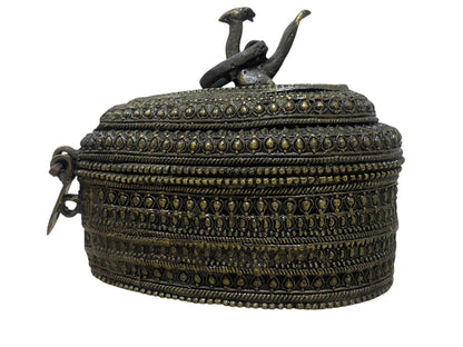 Antique Bronze Incense Burner – Chest Form