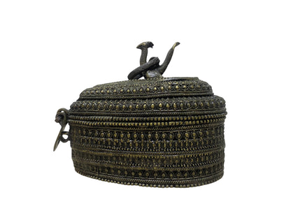 Antique Bronze Incense Burner – Chest Form