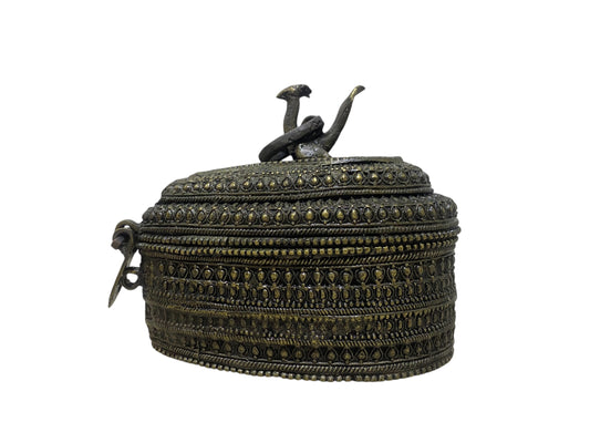 Antique Bronze Incense Burner – Chest Form