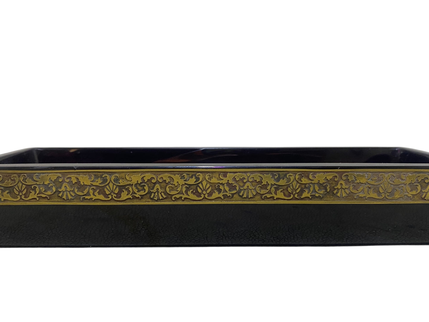 Rare Vintage Moser Karlsbad Glass Box – Signed Bohemian Crystal