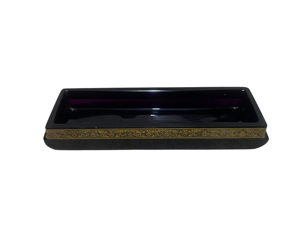 Rare Vintage Moser Karlsbad Glass Box – Signed Bohemian Crystal