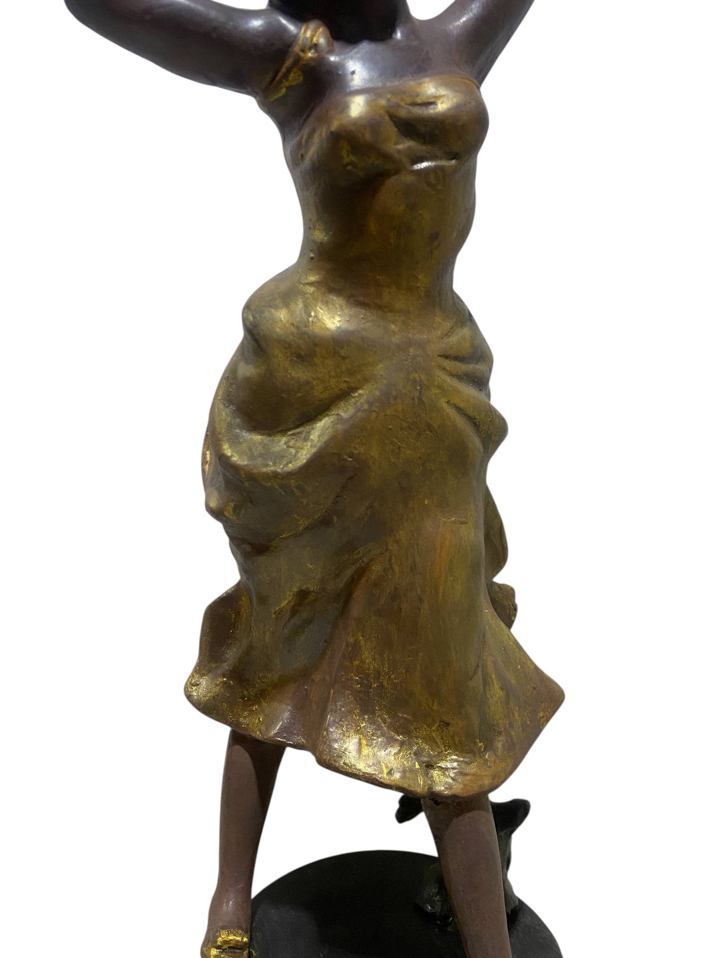 Original French Semi-Bronze Sculpture – “Victoria Old Boys 1952” Plaque – Circa 1925