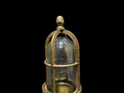 Original Antique Marine Brass Ceiling Bulkhead Light