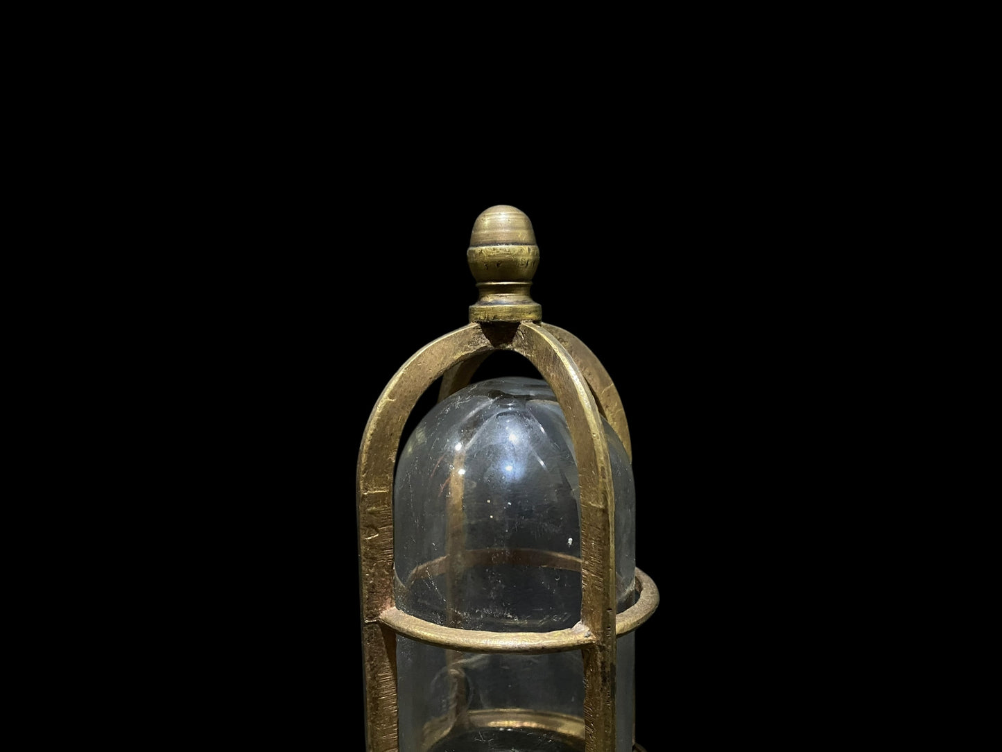 Original Antique Marine Brass Ceiling Bulkhead Light