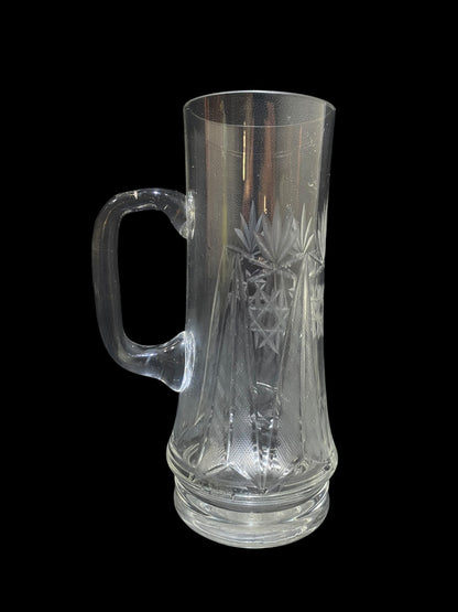 Set of 4 Vintage Bohemian Czech Crystal Pieces – Hand-Cut