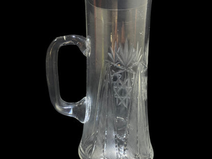 Set of 4 Vintage Bohemian Czech Crystal Pieces – Hand-Cut