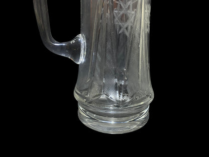 Set of 4 Vintage Bohemian Czech Crystal Pieces – Hand-Cut