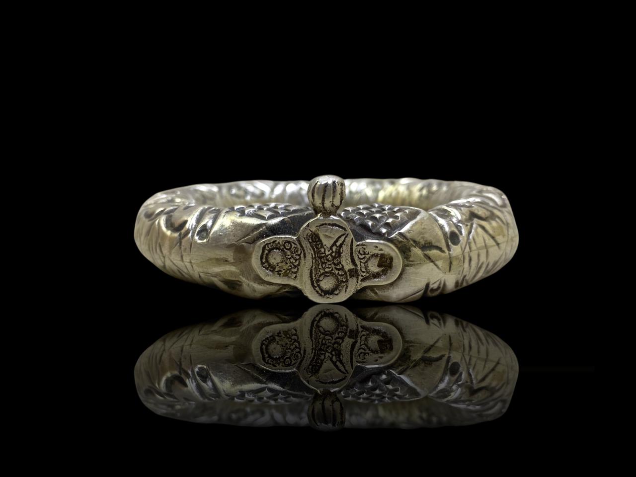 Pure Silver Egyptian Ashtray – Hallmarked (900 Silver)