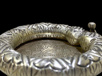 Pure Silver Egyptian Ashtray – Hallmarked (900 Silver)