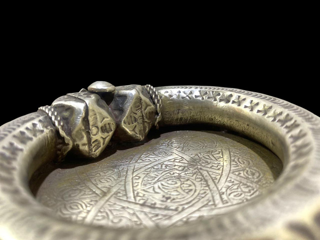 Pure Silver Egyptian Ashtray – Hallmarked (800 Silver)