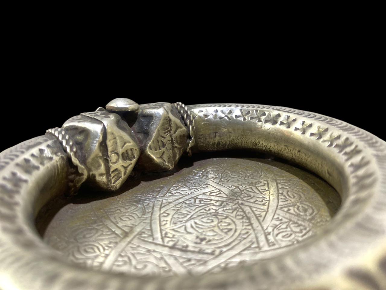 Pure Silver Egyptian Ashtray – Hallmarked (800 Silver)