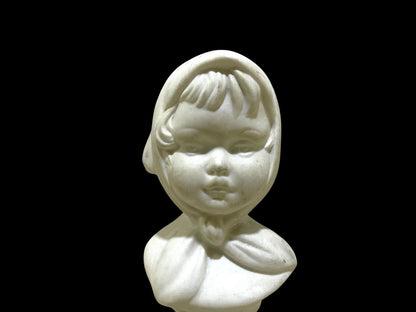 Rare Pair of Antique Capodimonte Bisque Figurines – Stamped, Hand-Crafted on Blue Porcelain Bases