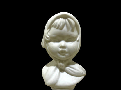 Rare Pair of Antique Capodimonte Bisque Figurines – Stamped, Hand-Crafted on Blue Porcelain Bases