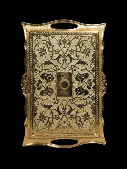 Turkish Serving Set – AGR Brand, Hand-Engraved Semi-Bronze