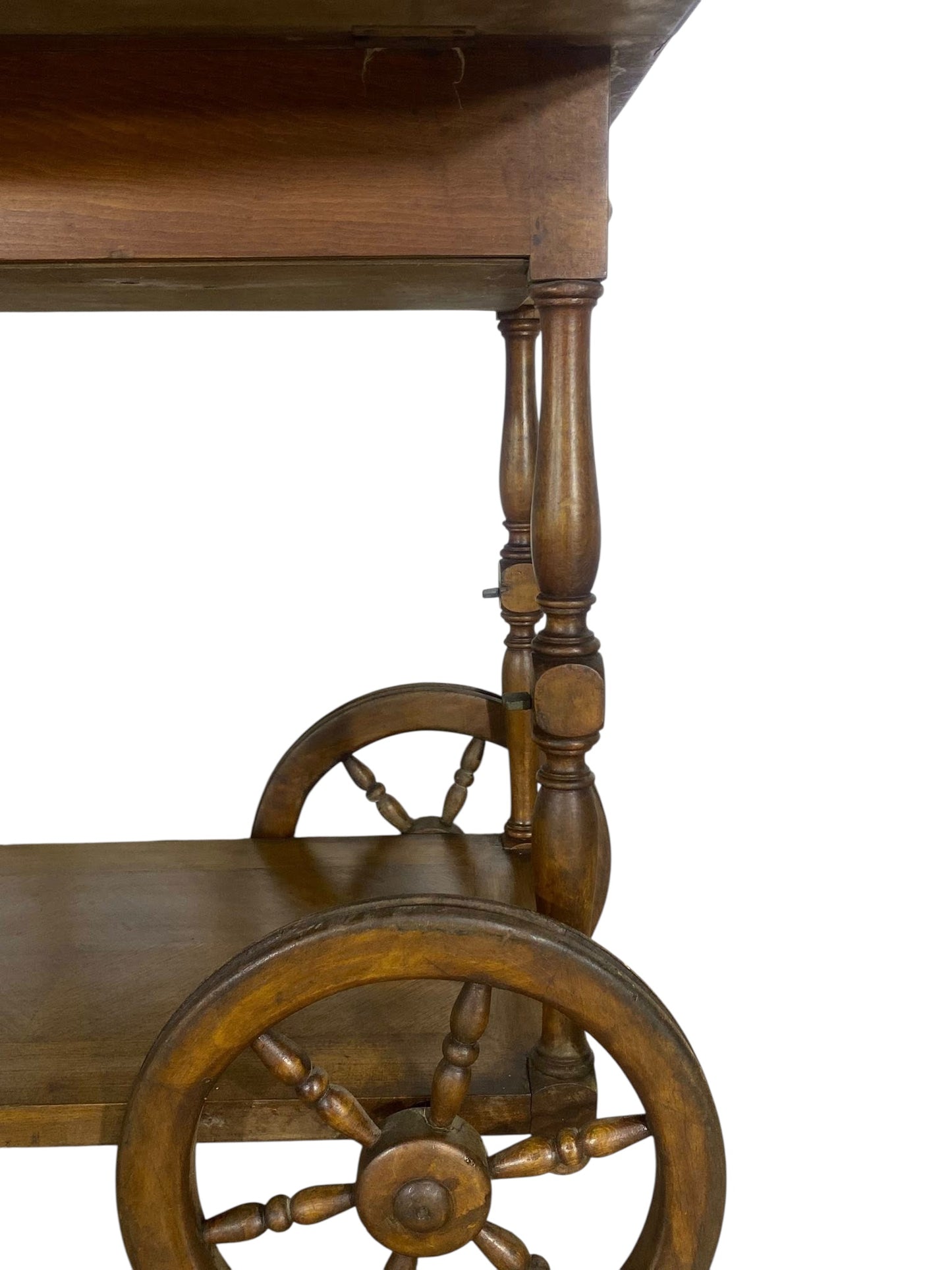 Original English Tea Trolley – Solid Oak