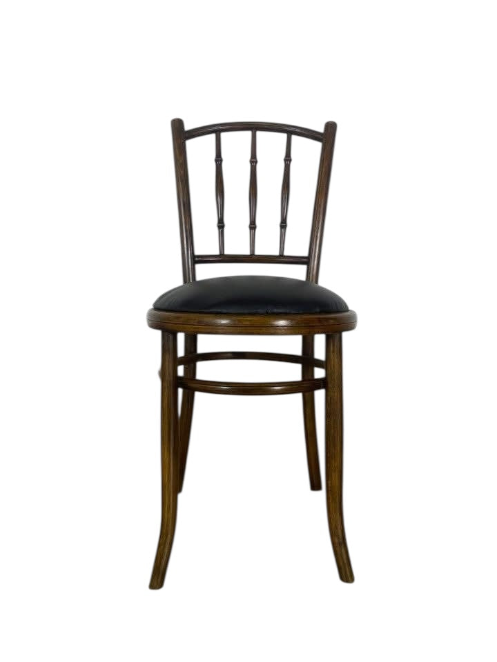 Set of 2 Original English Thonet Chairs – Solid Mahogany