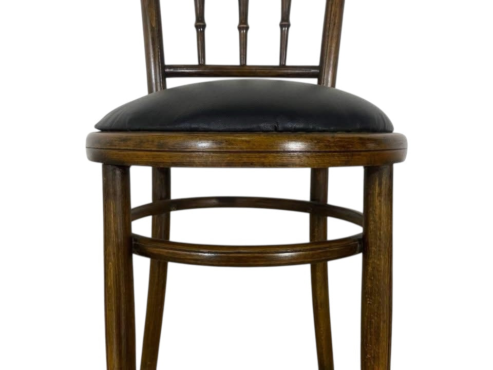 Set of 2 Original English Thonet Chairs – Solid Mahogany