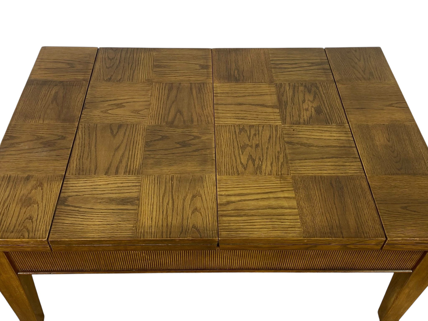 Extremely Rare French Antique Game/Coffee Table – Handcrafted Solid Oak