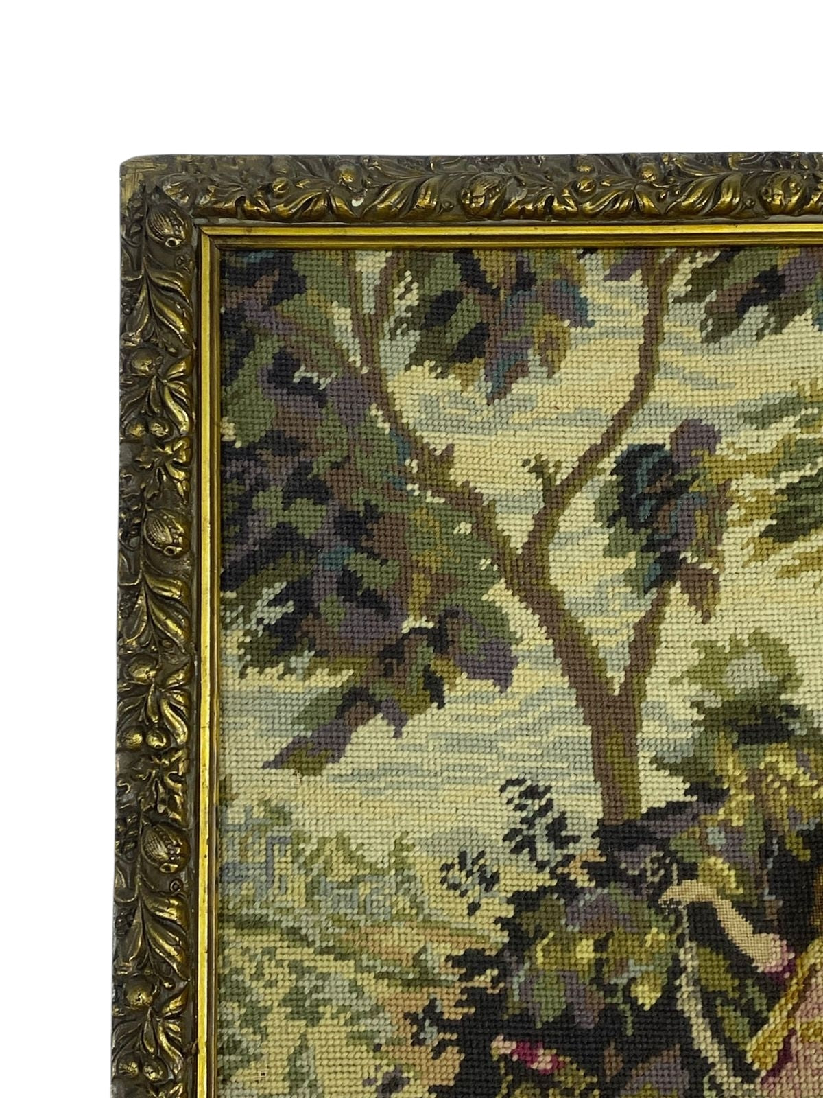 Original Antique French Aubusson Tapestry tableaux– 20th Century