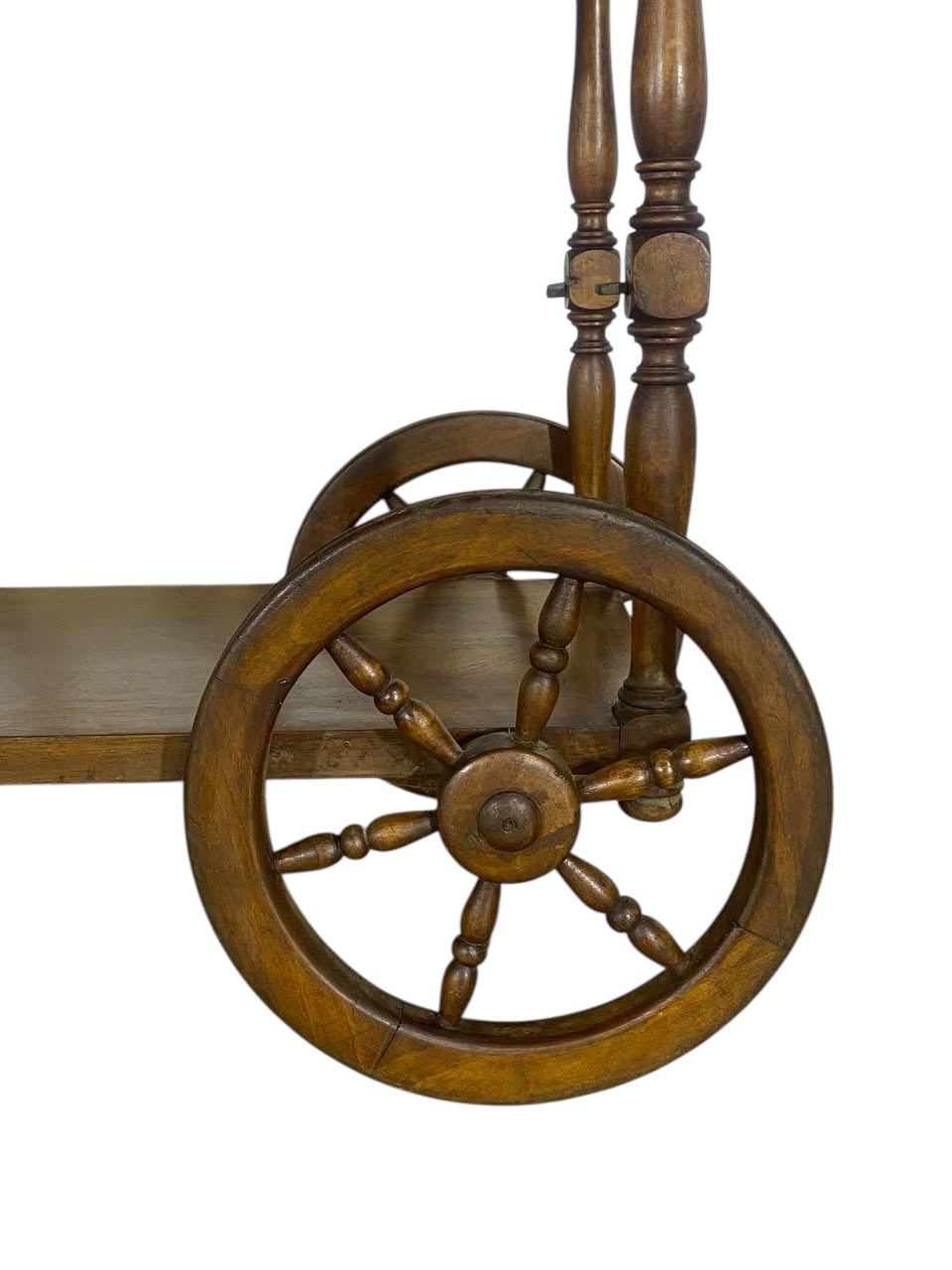 Original English Tea Trolley – Solid Oak