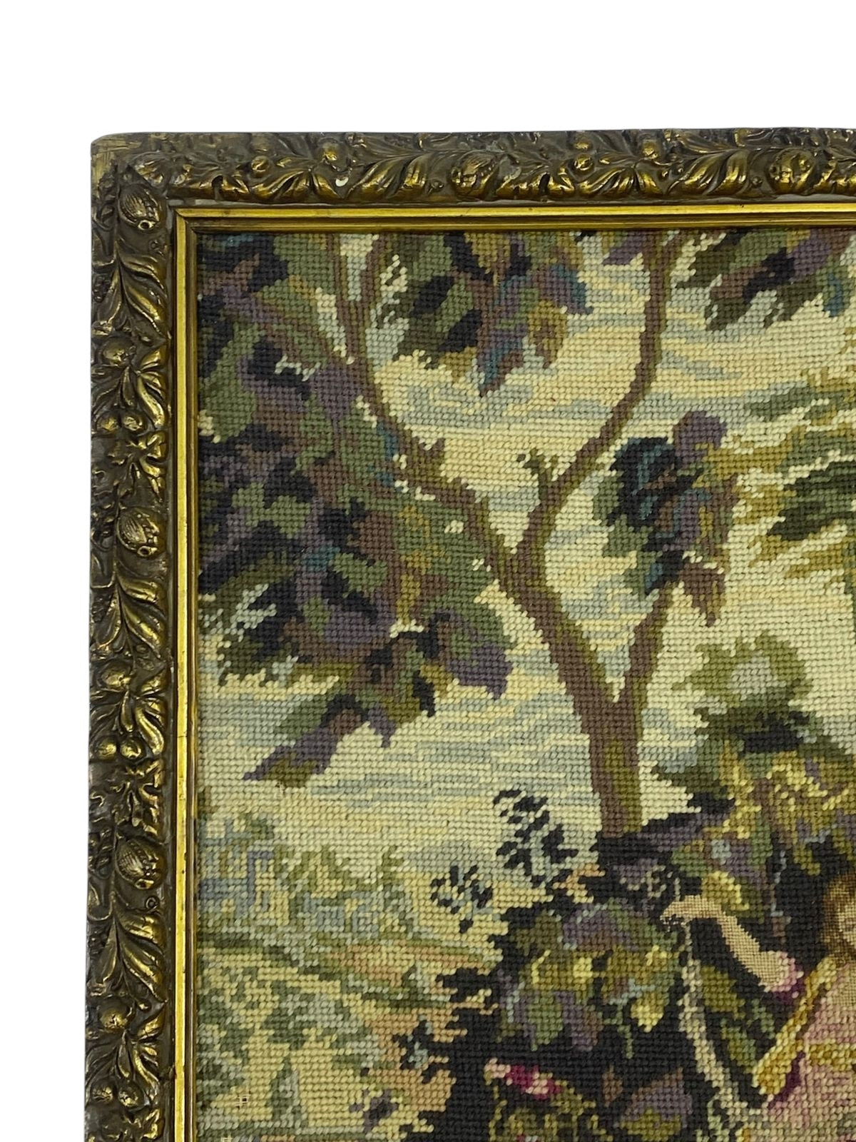 Original Antique French Aubusson Tapestry tableaux– 20th Century