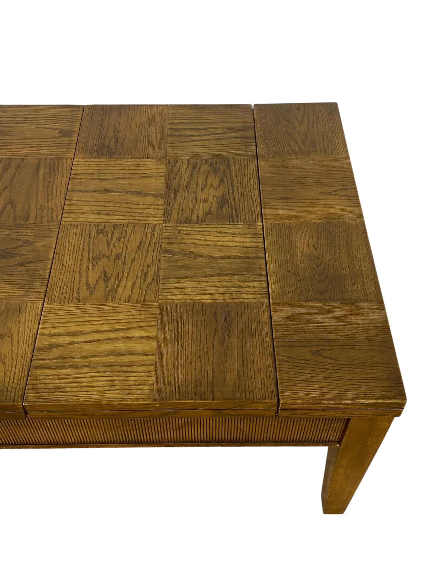 Extremely Rare French Antique Game/Coffee Table – Handcrafted Solid Oak