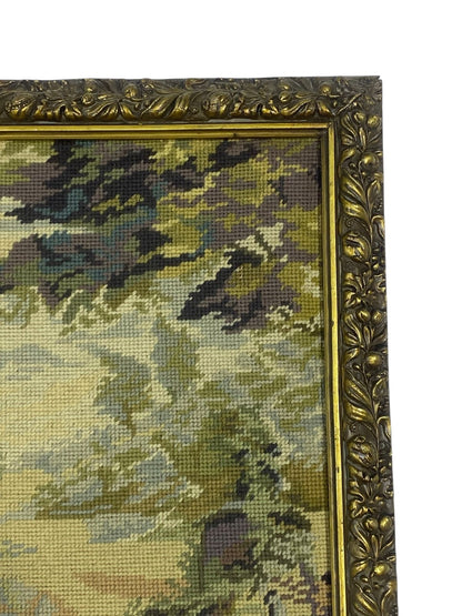 Original Antique French Aubusson Tapestry tableaux– 20th Century